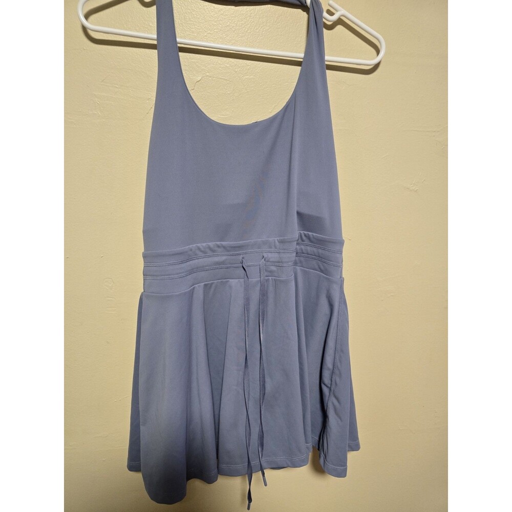 Blogilates Women's Game Set Match Halter Active Dress Stretcy Blue Size L Large